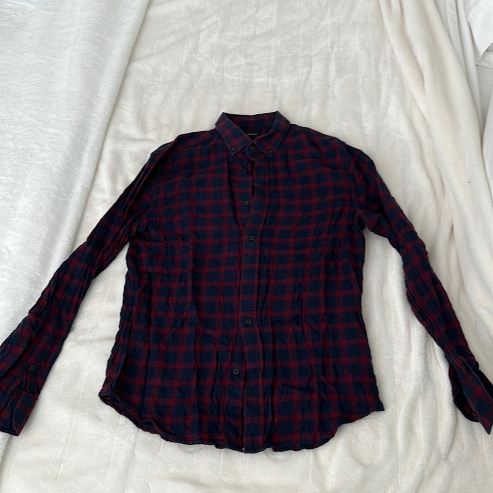 Slim fit button down shirt